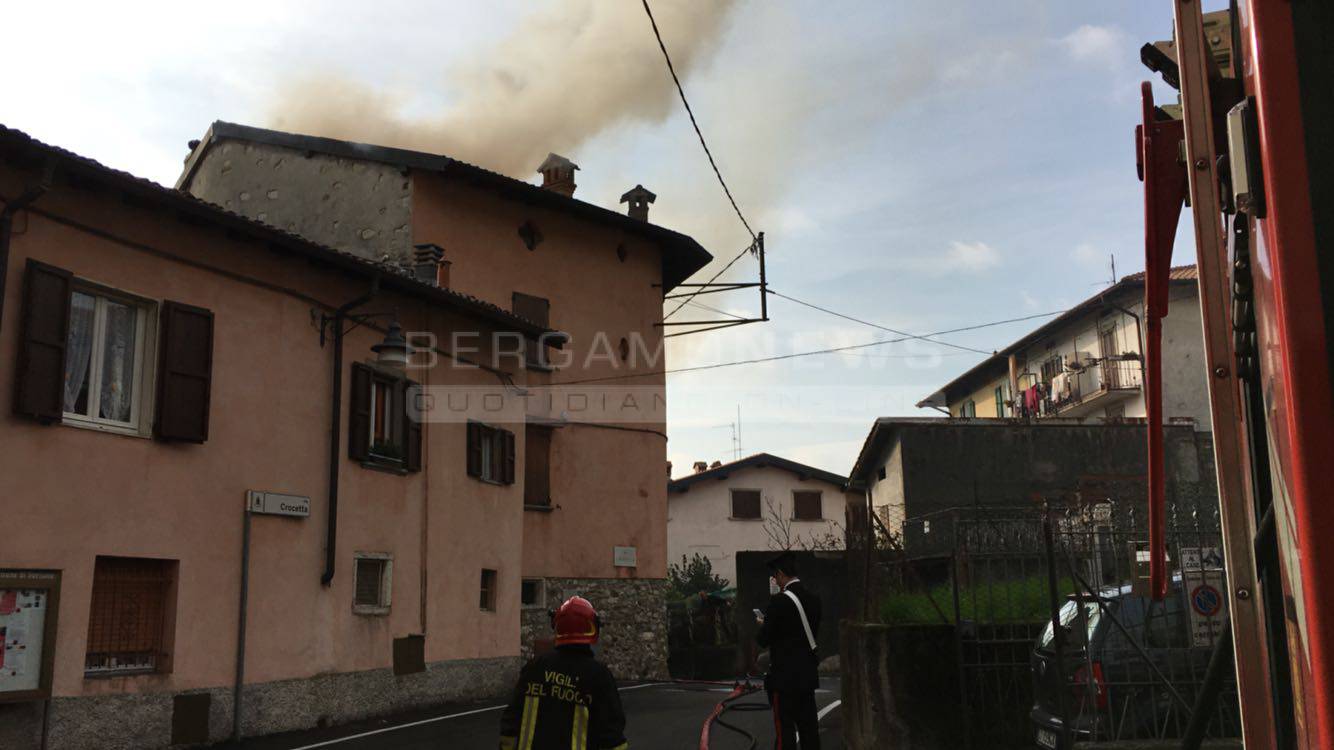 Incendio a Sorisole