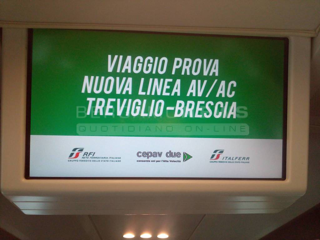 Nuovo treno veloce Treviglio-Brescia 