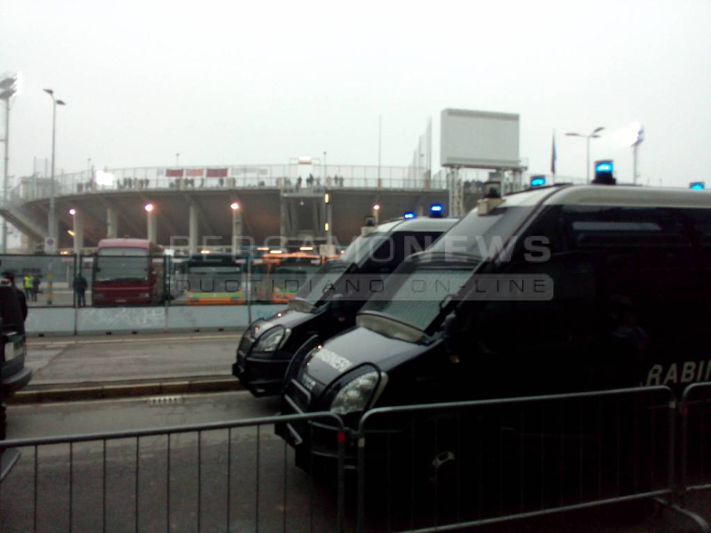 Atalanta-Roma, 450 agenti allo stadio