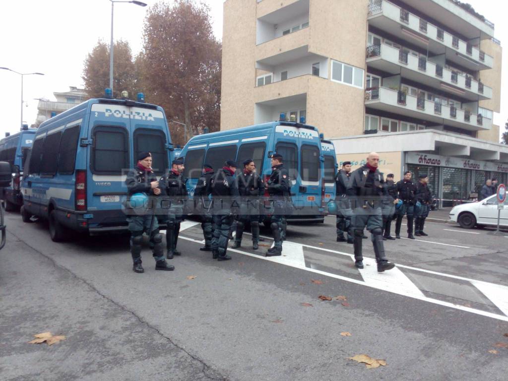 Atalanta-Roma, 450 agenti allo stadio