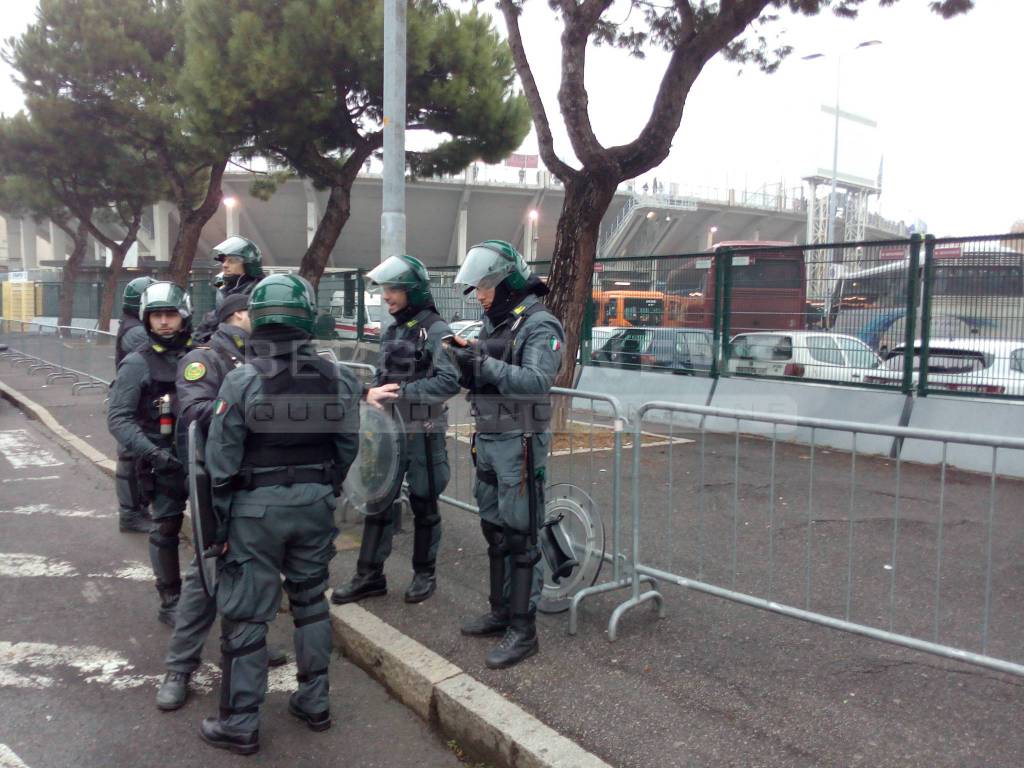 Atalanta-Roma, 450 agenti allo stadio