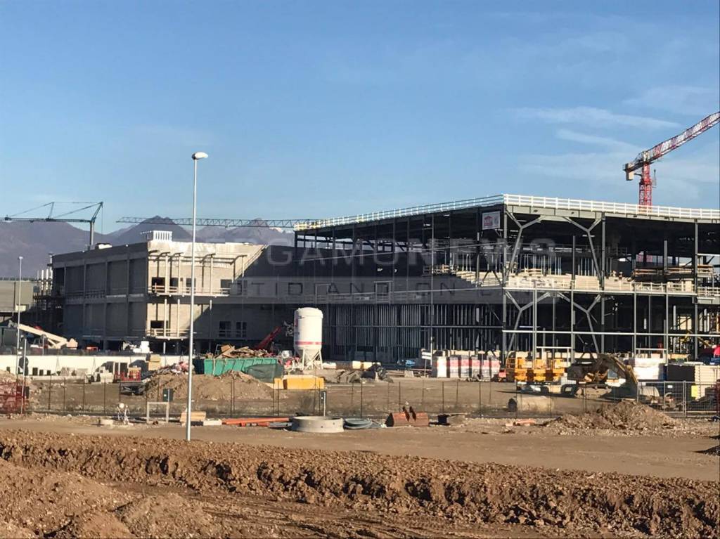 I lavori d'ampliamento del cantiere di Oriocenter