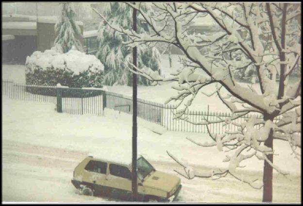 13 gennaio 1985, la grande nevicata