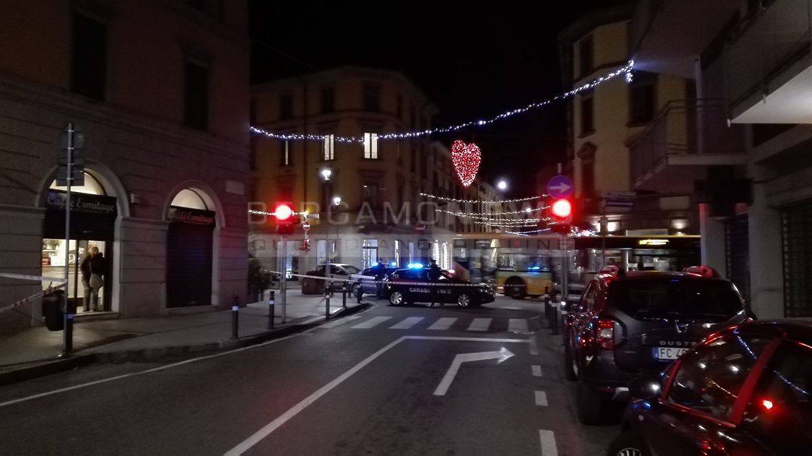 Allarme bomba in via Palazzolo a Bergamo
