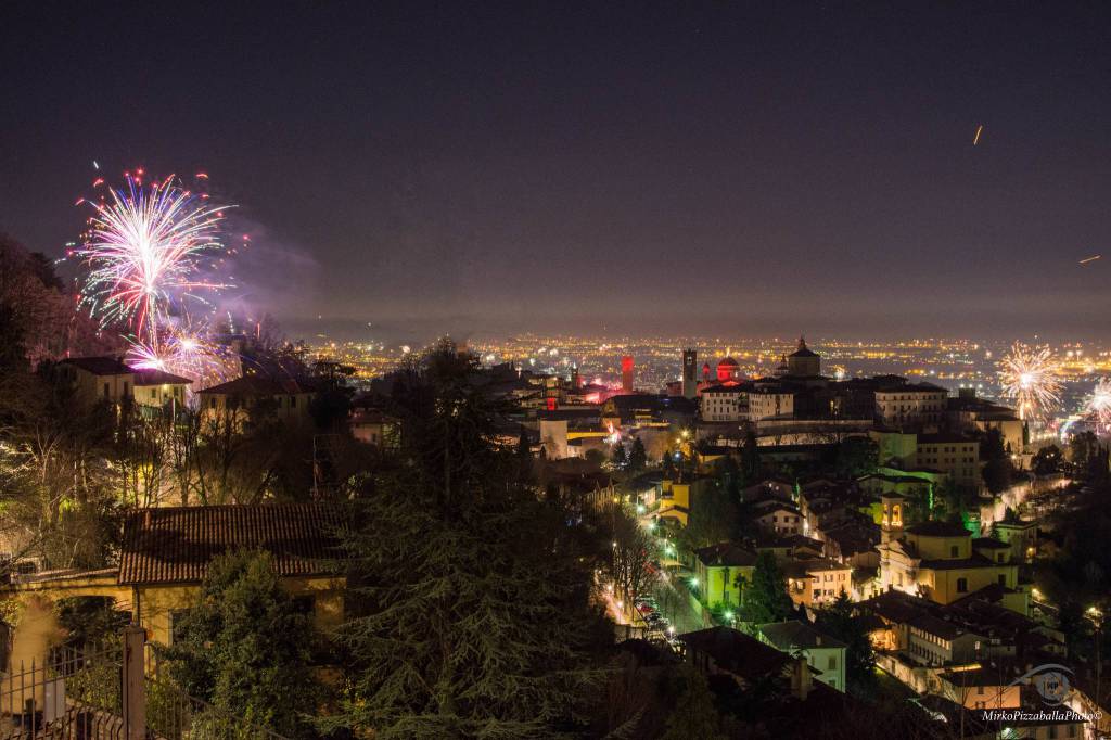 Bergamo fuochi d'artificio 2017