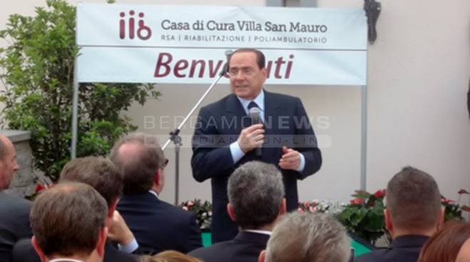 berlusconi casa di cura pontida