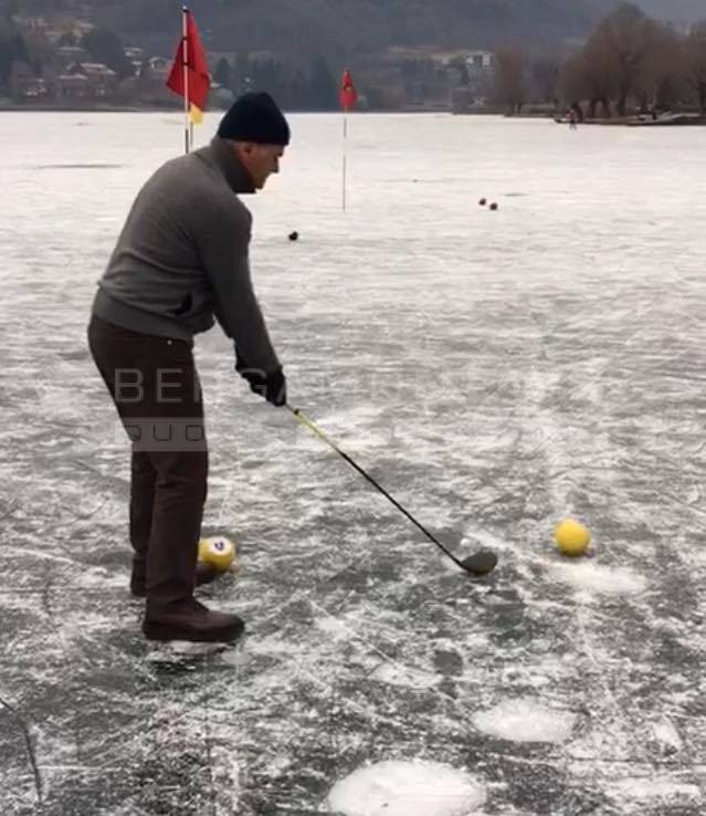 Golf sul lago d'Endine