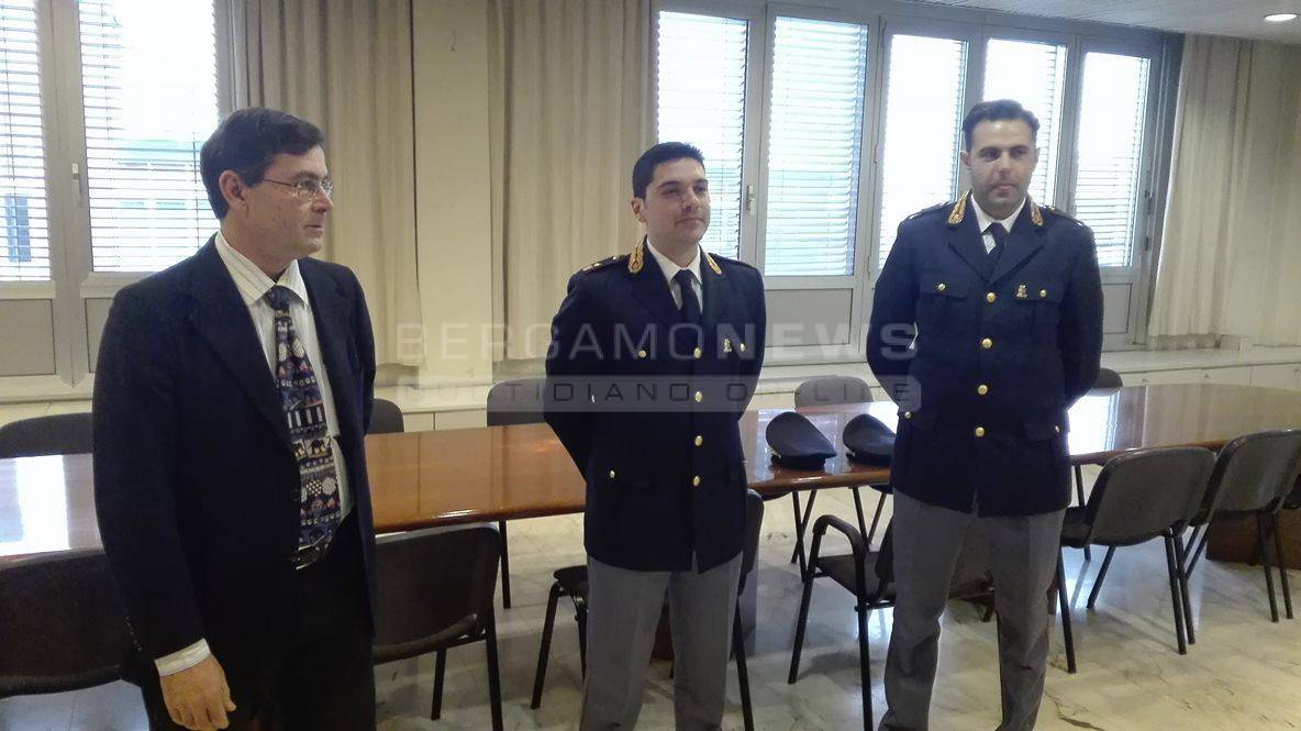 I tre nuovi dirigenti della Questura di Bergamo