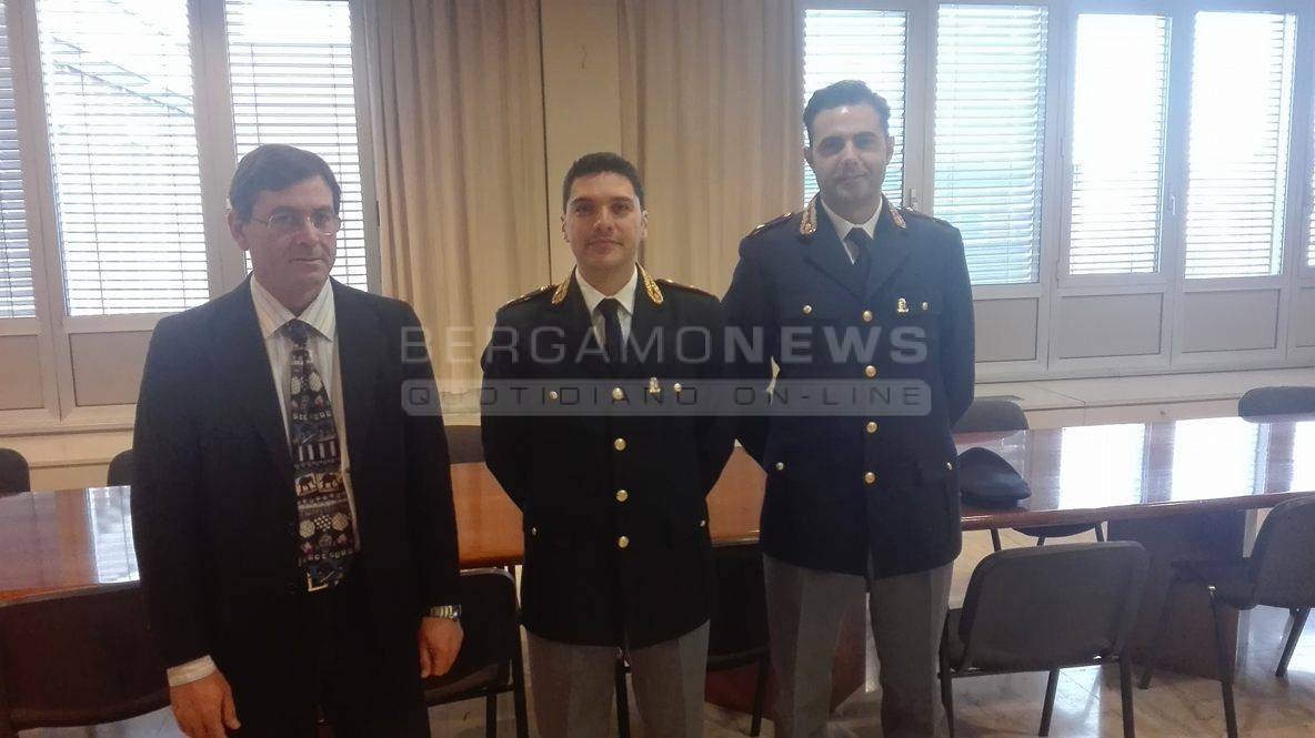 I tre nuovi dirigenti della Questura di Bergamo