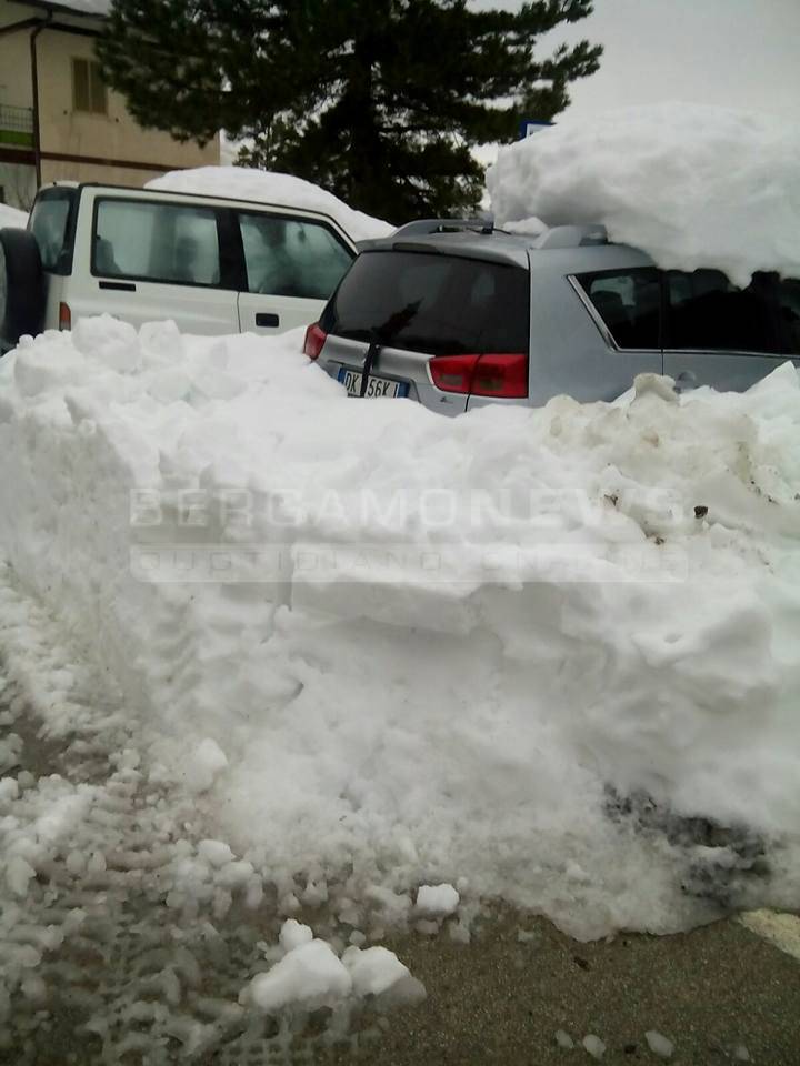 I volontari bergamaschi in provincia di Teramo