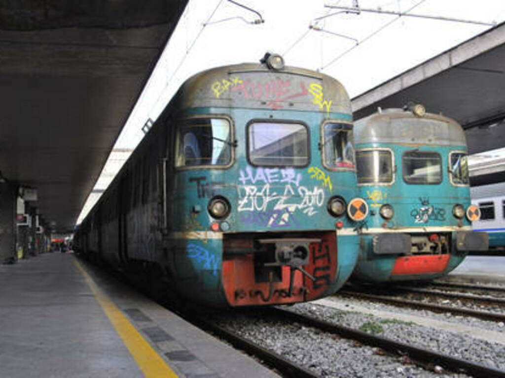 Vandali sui treni