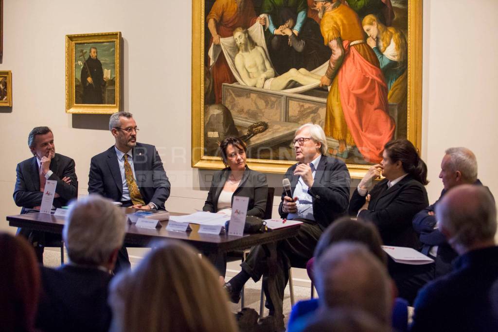 Sgarbi in Accademia Carrara