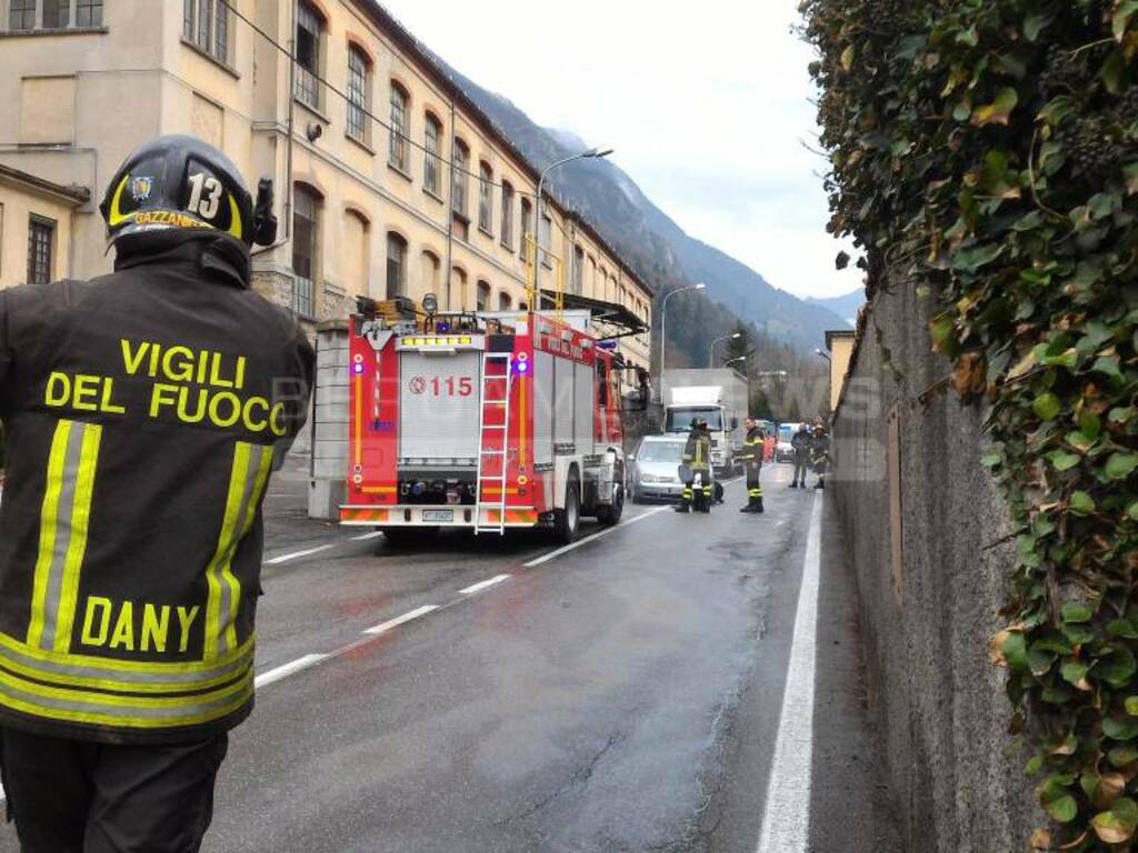 Incidente a Parre giovedì 23 marzo