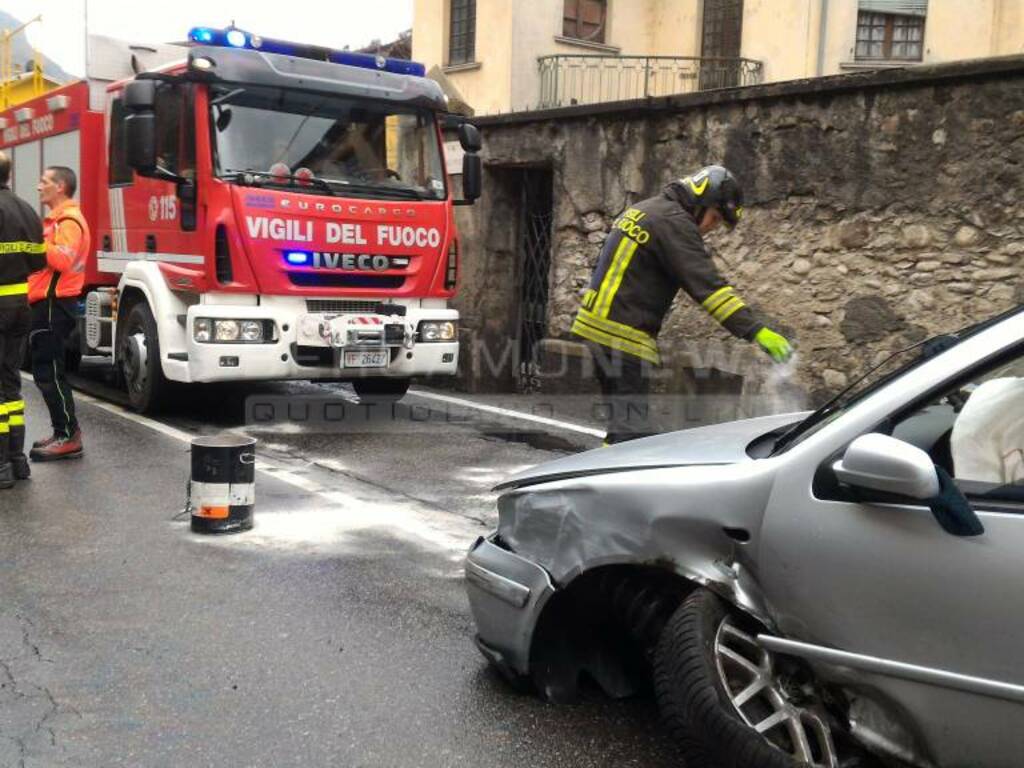 Incidente a Parre giovedì 23 marzo