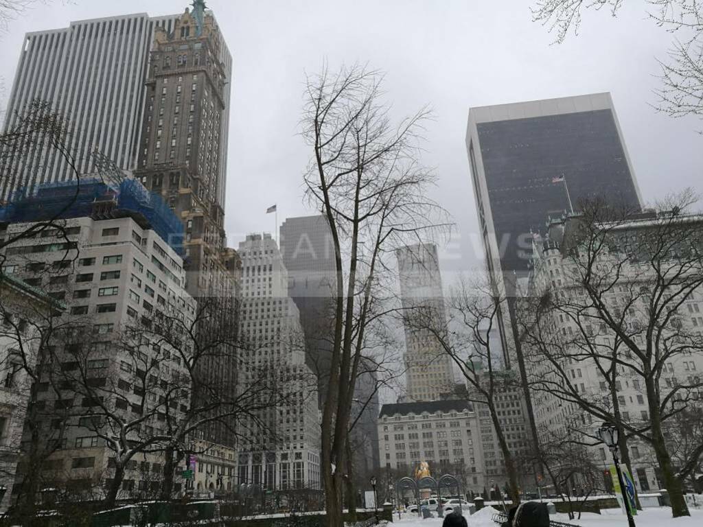 New York con la neve