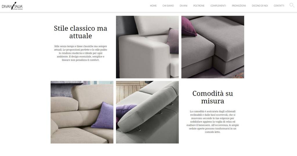 Divani Italia.it: il comfort di casa prende forma sul web - Valeo Studio