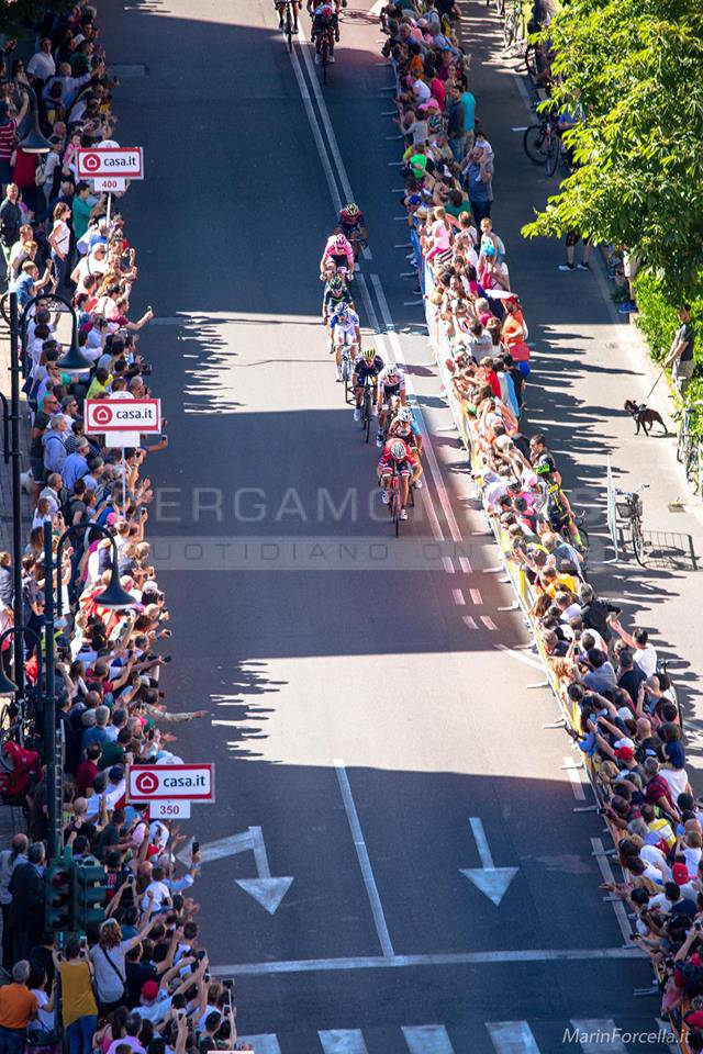 Il Giro d'Italia visto dall'alto