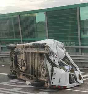 l'incidente in autostrada