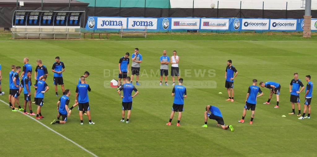 Atalanta, primo allenamento a Rovetta