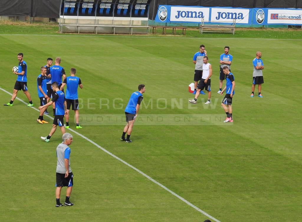 Atalanta, primo allenamento a Rovetta