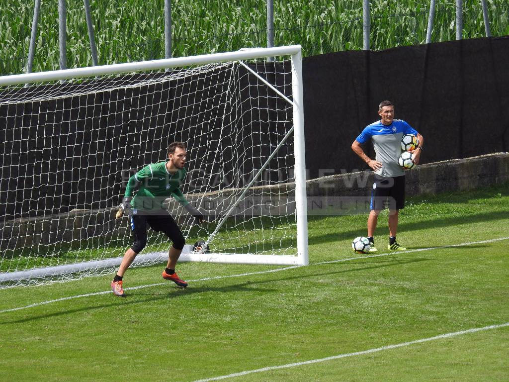 Atalanta, primo allenamento a Rovetta