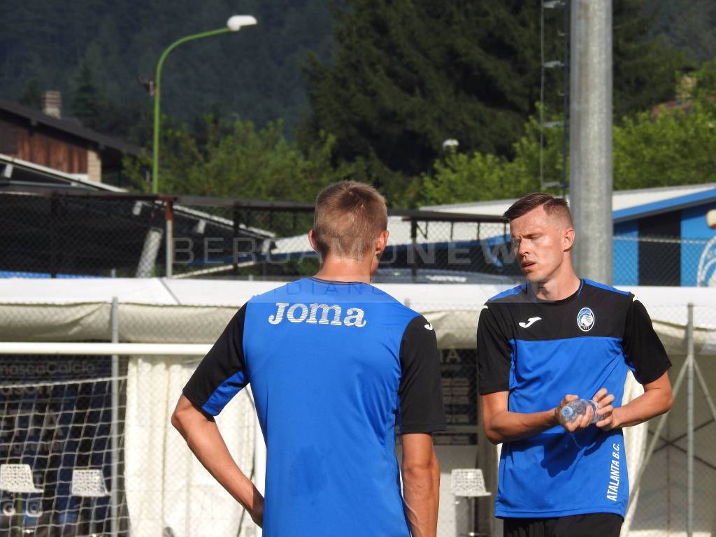 Atalanta, secondo allenamento a Rovetta