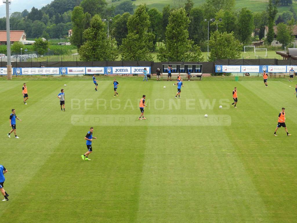 Primo allenamento a Rovetta per Gomez