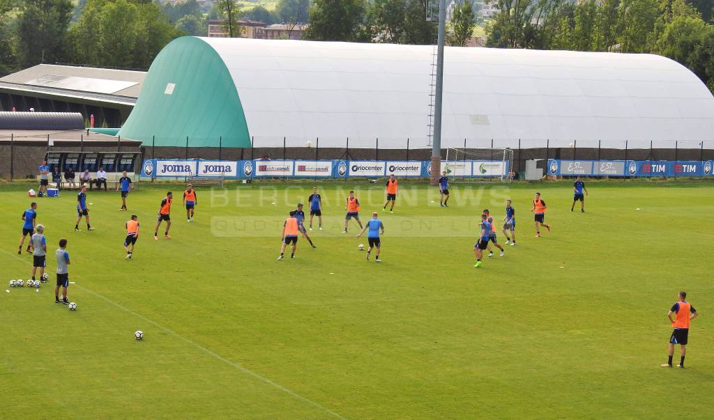 Primo allenamento a Rovetta per Gomez