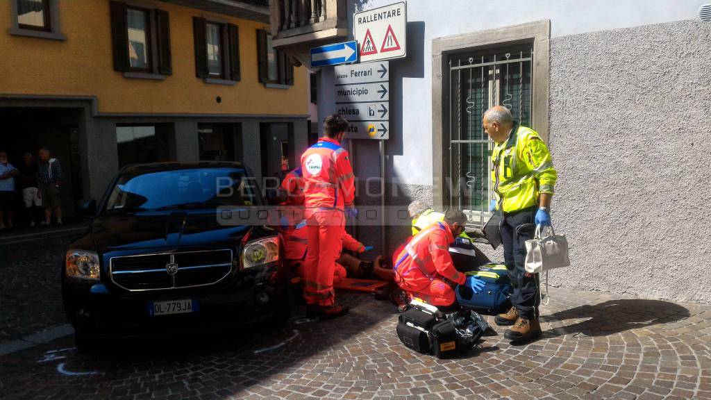 Incidente a Rovetta: ferita una donna