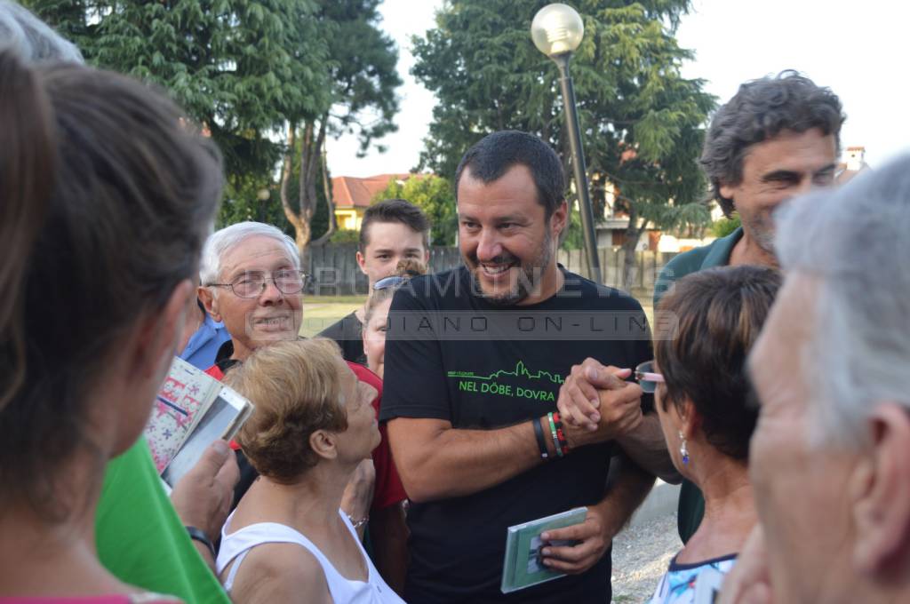 Matteo Salvini a Caravaggio