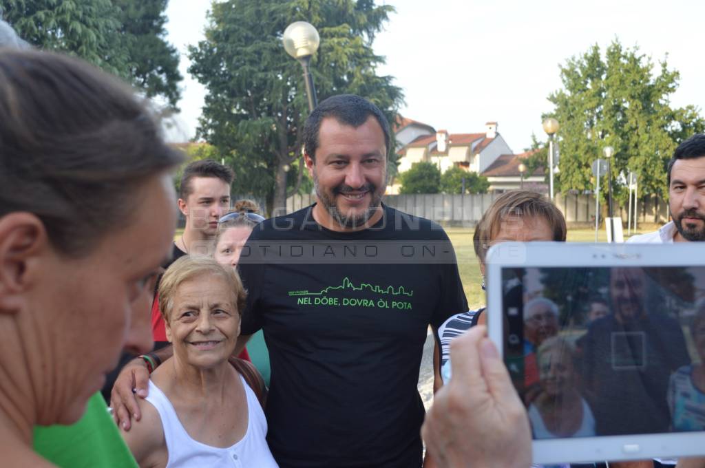 Matteo Salvini a Caravaggio