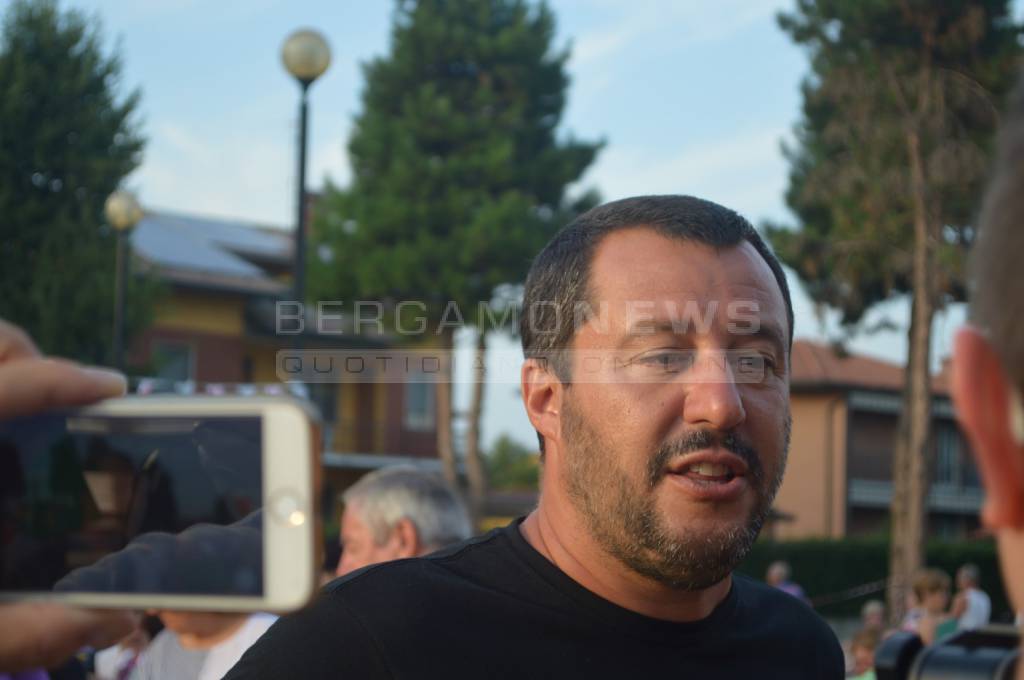 Matteo Salvini a Caravaggio
