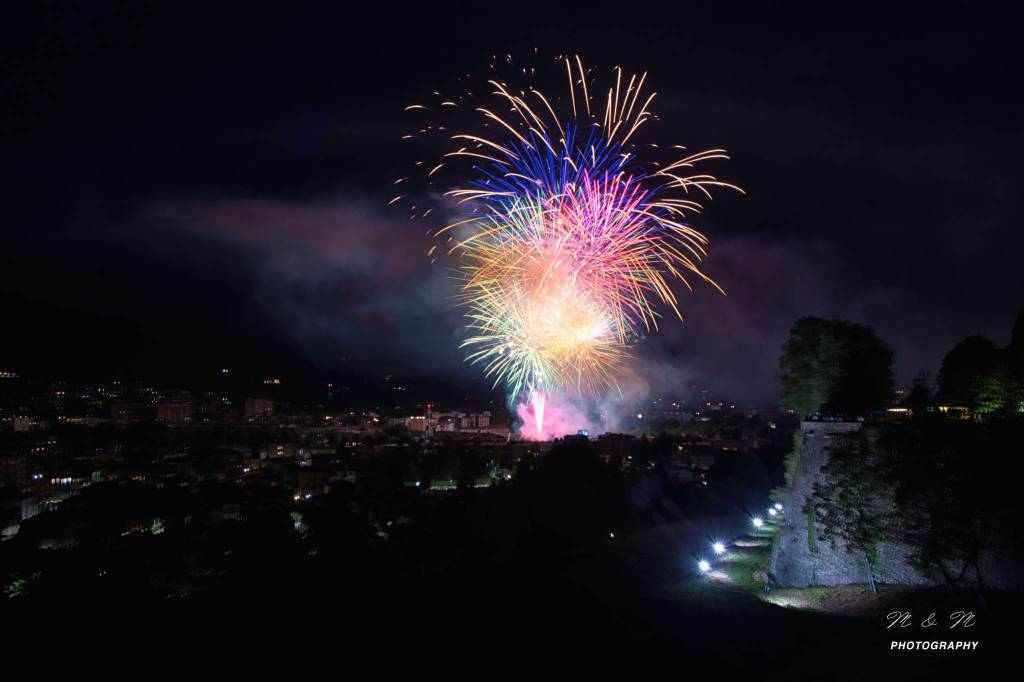 Spettacolo pirotecnico in Borgo Santa Caterina