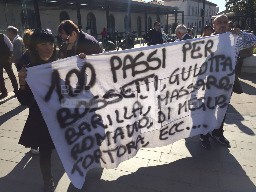 Bergamo, manifestazione per Bossetti 