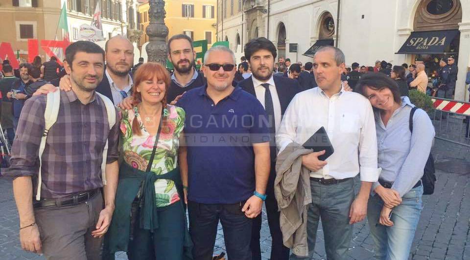 M5S in piazza a Roma