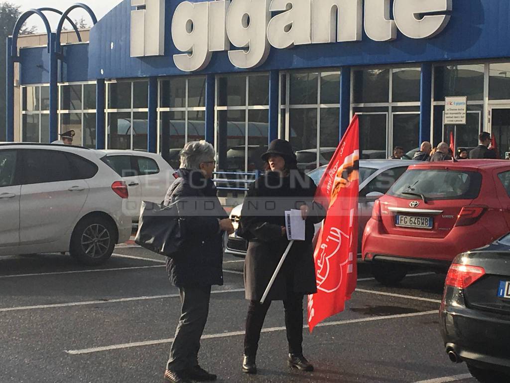 Sciopero al Gigante di Bottanuco