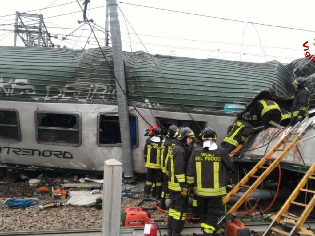 Scontro tra treni a Pioltello