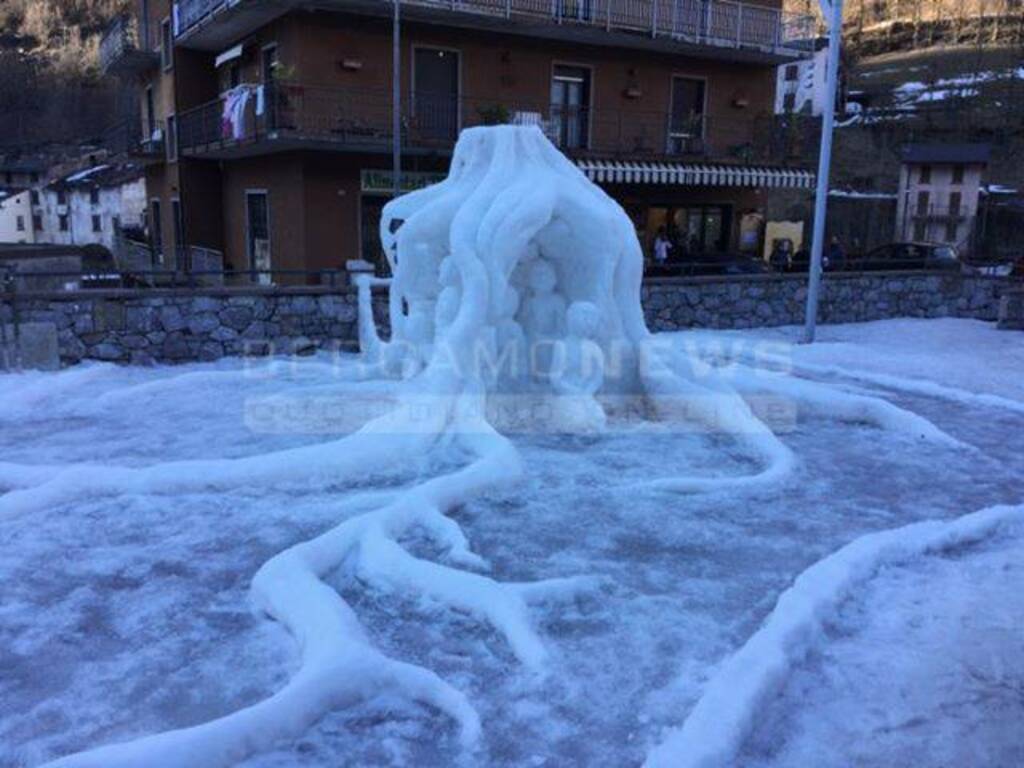 sculture di neve e ghiaccio