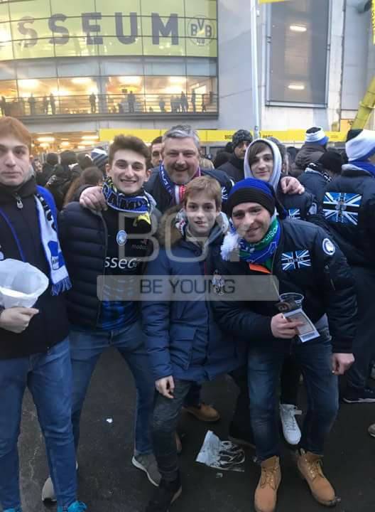 Borussia-Atalanta: tutta la gioia dei tifosi bergamaschi