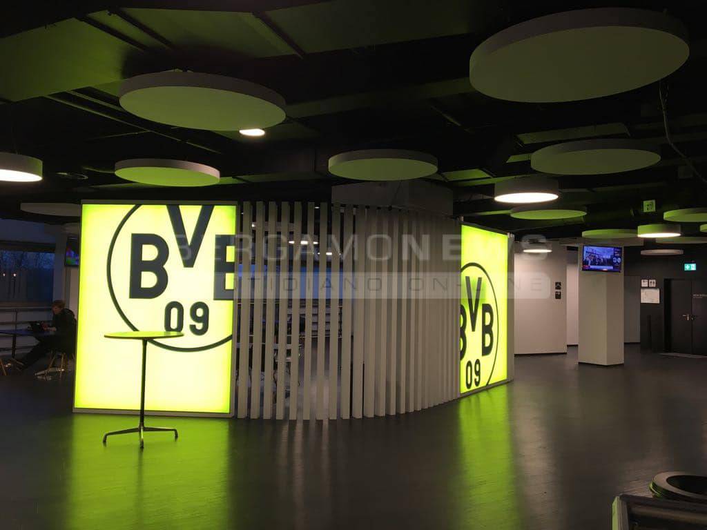 Dentro lo stadio del Borussia