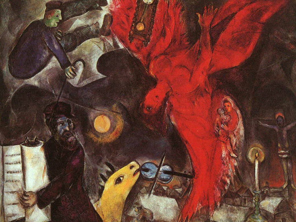 La caduta dell'angelo di chagall