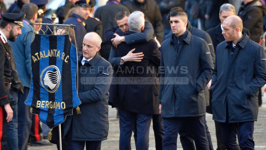 Atalantini a Firenze per i funerali di Astori