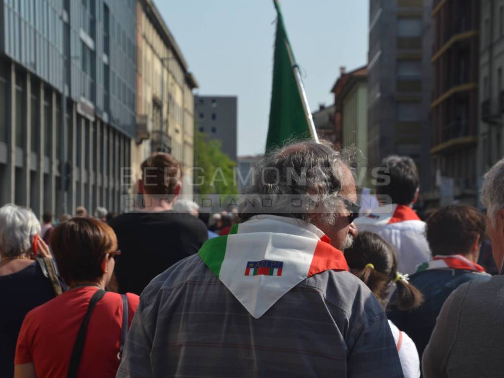 Il 25 Aprile, il corteo 2018 a Bergamo