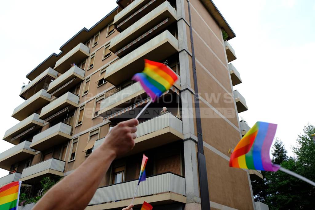 Il corteo del Bergamo Pride