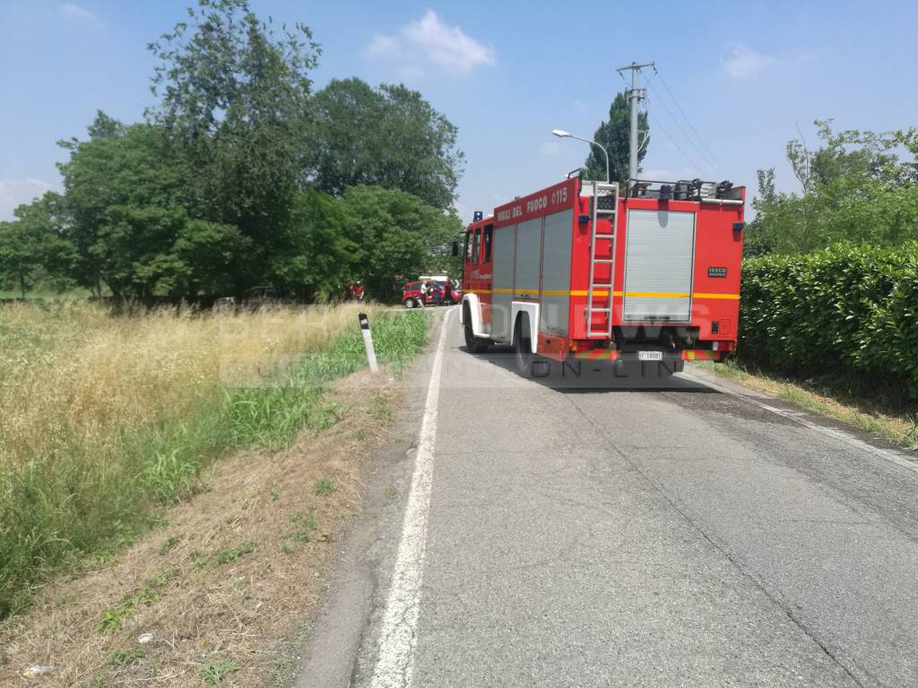 L'incidente in via Brembate