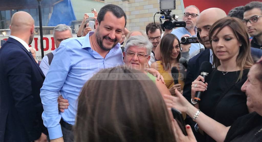 Salvini a Caravaggio