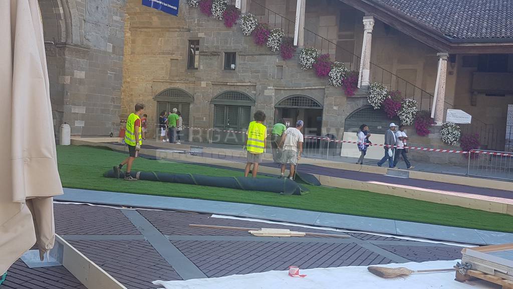 “ I Maestri del Paesaggio”, al via i lavori in Piazza Vecchia