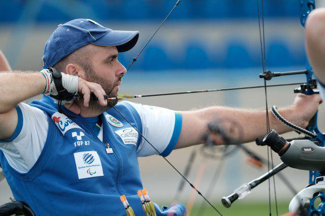 Matteo Bonacina agli Europei di Para-Archery