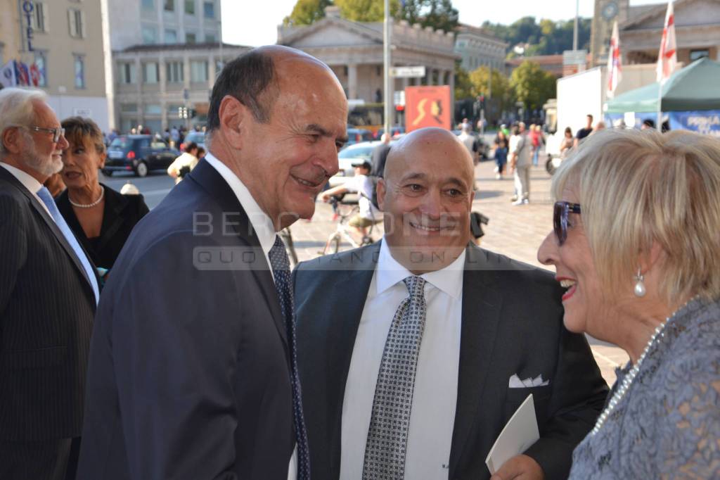 Bersani a Bergamo