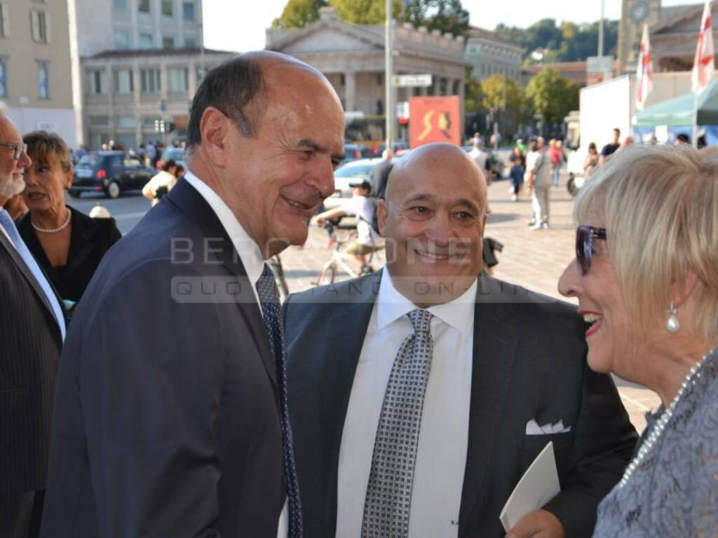 Bersani a Bergamo